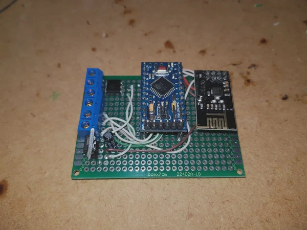 Completed MySensors heatpump node