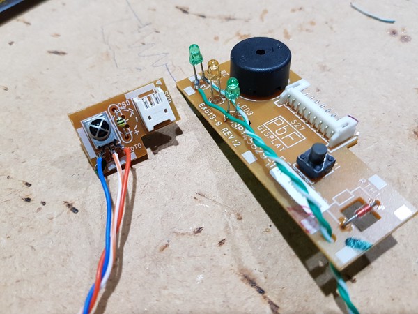 Again, from left to right on the IR sensor is IR Output (input for us), 5+ (to power the node), Ground. This seems contrary to a lot of Google pin-out diagrams. Check yours twice otherwise you’ll be replacing your fuse